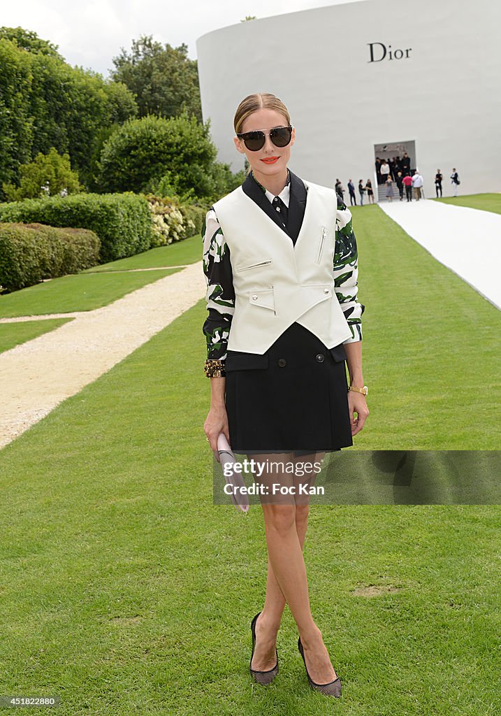 Christian Dior : Outside Arrivals - Paris Fashion Week : Haute-Couture Fall/Winter 2014-2015