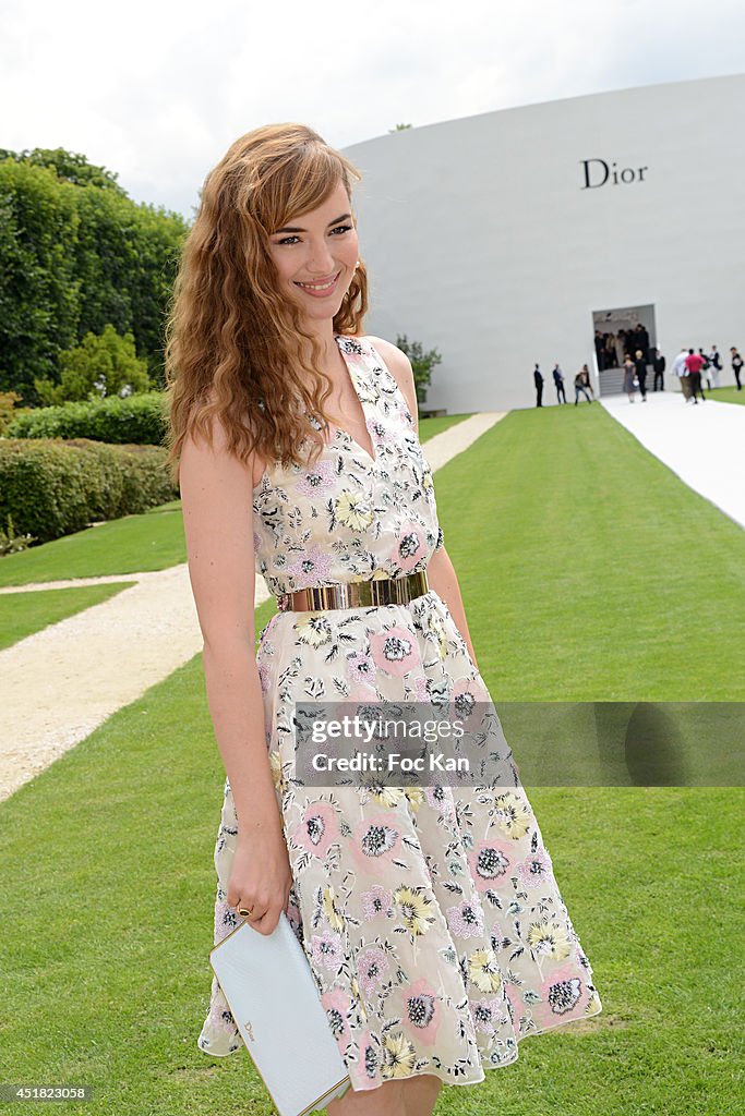 Christian Dior : Outside Arrivals - Paris Fashion Week : Haute-Couture Fall/Winter 2014-2015