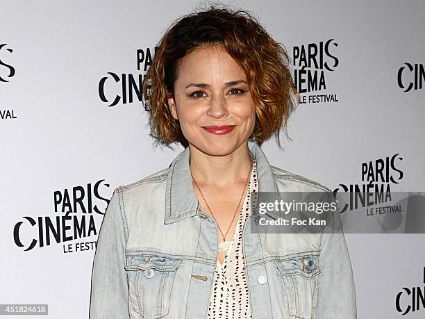 Xavier Dolan's actress Suzanne Clement attends the screening of Andre Techine's film "L'Homme Qu'on Aimait Trop" on day 3 of Festival Paris Cinema...