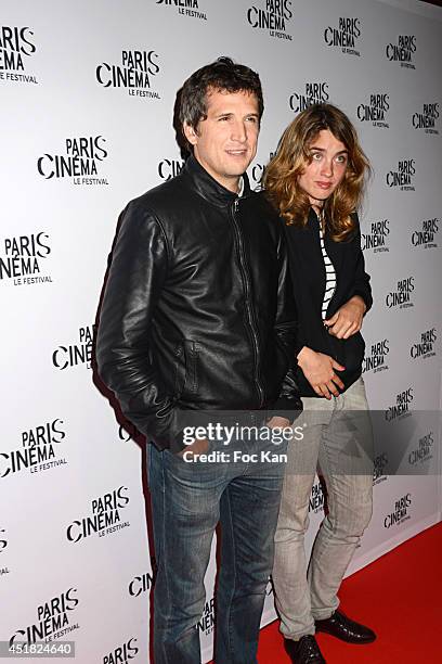 Guillaume Canet and Adele Haenel attend the screening of Andre Techine's film "L'Homme Qu'on Aimait Trop" on day 3 of Festival Paris Cinema 2014 at...