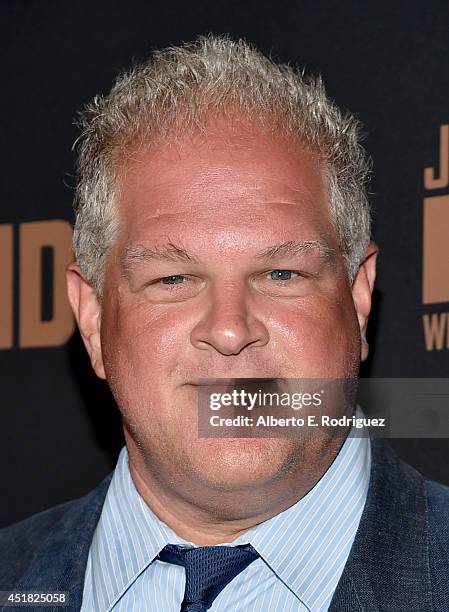 Actor Abraham Benrubi attends the premiere of FX's "The Bridge" at Pacific Design Center on July 7, 2014 in West Hollywood, California.