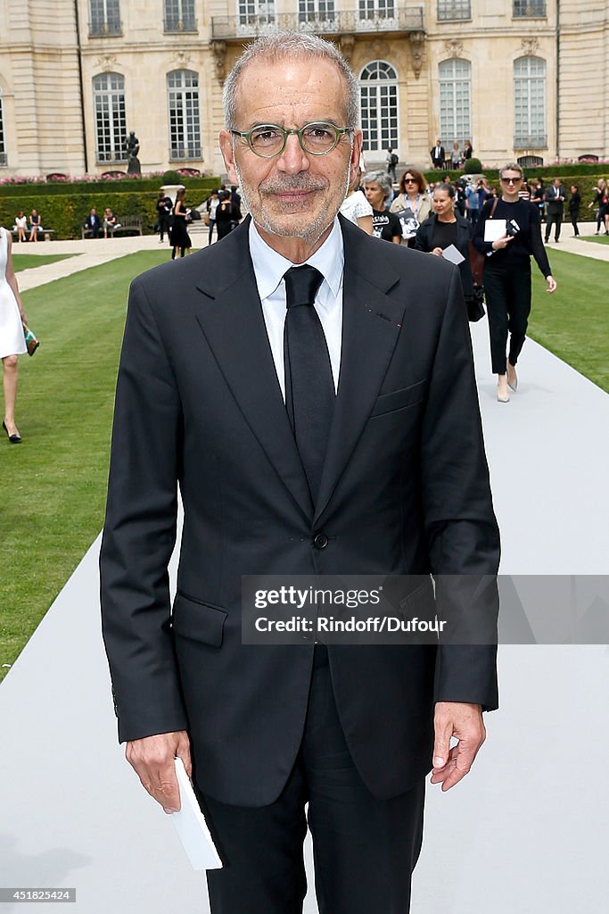 Christian Dior : Outside Arrivals - Paris Fashion Week : Haute-Couture Fall/Winter 2014-2015