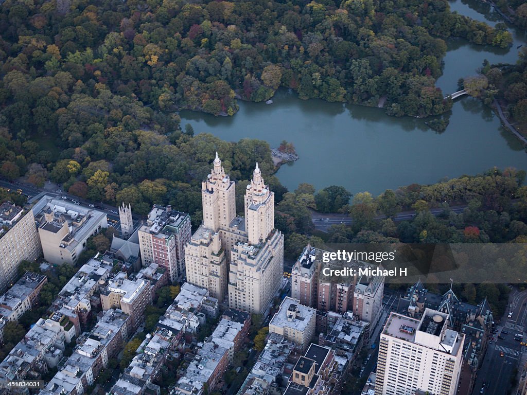 Aerial photography of  Manhattan