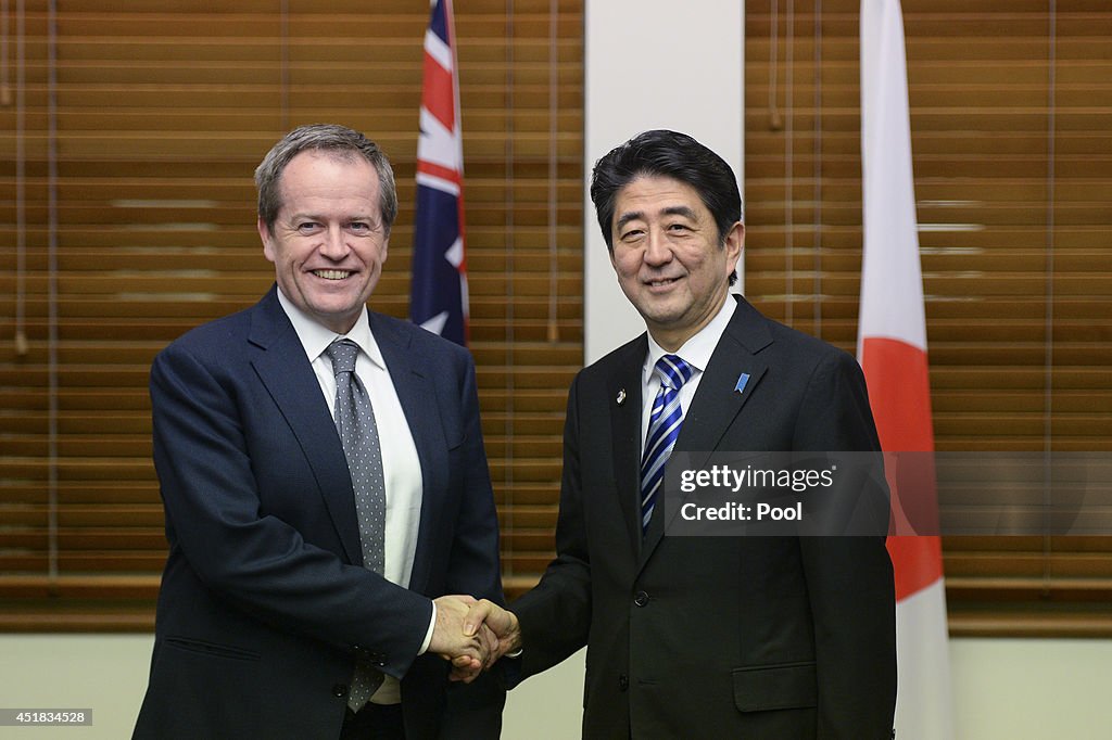 Japanese Prime Minister Shinzo Abe Visits Australia