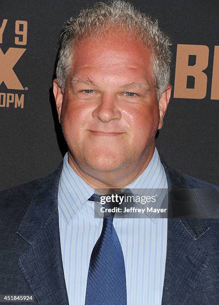 Actor Abraham Benrubi arrives at the FX's 'The Bridge' Season 2 Premiere at Pacific Design Center on July 7, 2014 in West Hollywood, California.