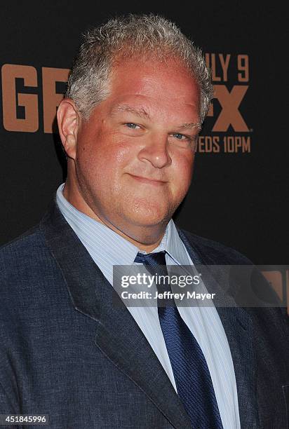 Actor Abraham Benrubi arrives at the FX's 'The Bridge' Season 2 Premiere at Pacific Design Center on July 7, 2014 in West Hollywood, California.