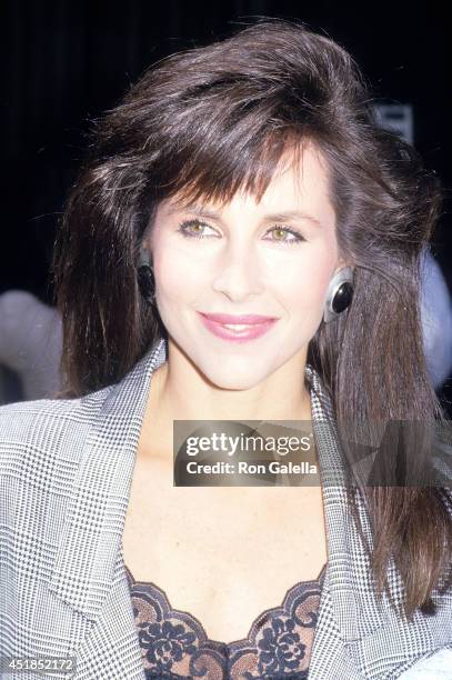 Actress Karen Kopins attends the Press Conference to Announce the Production of FOX Broadcasting Company's New Series "Angels '88" on May 5, 1988 at...