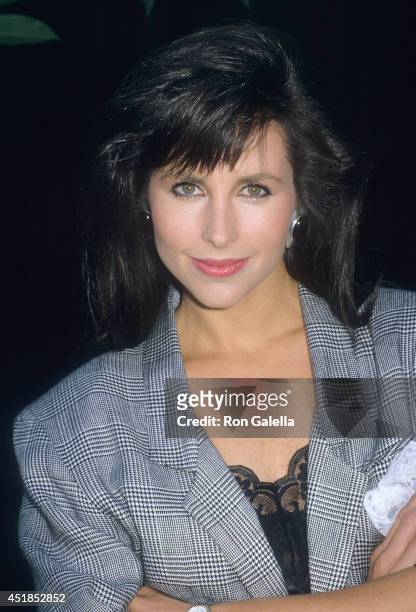 Actress Karen Kopins attends the Press Conference to Announce the Production of FOX Broadcasting Company's New Series "Angels '88" on May 5, 1988 at...