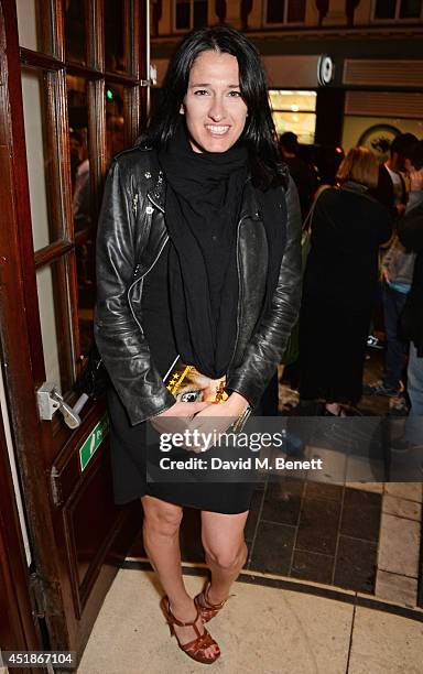 Amy Molyneaux attends the press night performance of "The Curious Incident Of The Dog In The Night-Time" at the Gielgud Theatre on July 8, 2014 in...