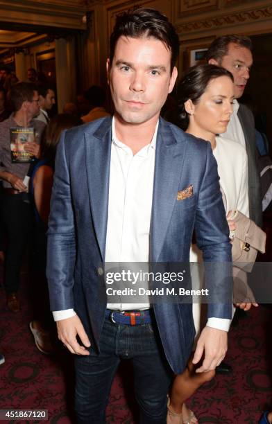 Dave Berry attends the press night performance of "The Curious Incident Of The Dog In The Night-Time" at the Gielgud Theatre on July 8, 2014 in...