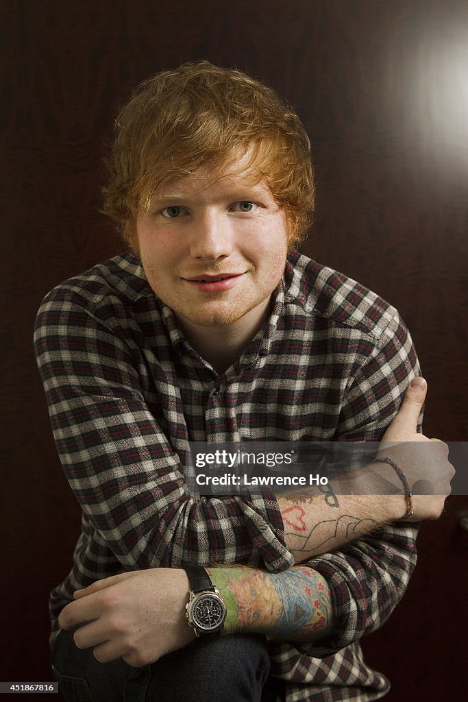 Ed Sheeran, Los Angeles Times, June 24, 2014