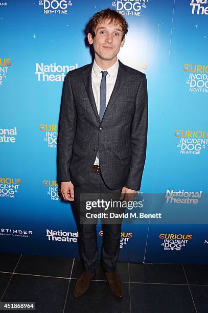 Cast member Graham Butler attends an after party following the press night performance of "The Curious Incident Of The Dog In The Night-Time" at the...