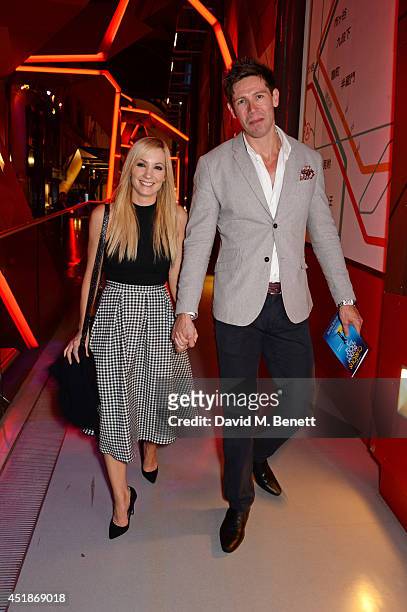 Joanne Froggatt and James Cannon attend an after party following the press night performance of "The Curious Incident Of The Dog In The Night-Time"...