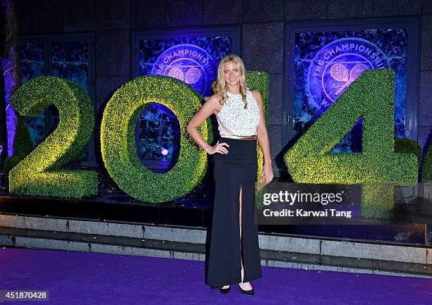 Petra Kvitova attends the Wimbledon Champions Dinner at the Royal Opera House on July 6, 2014 in London, England.