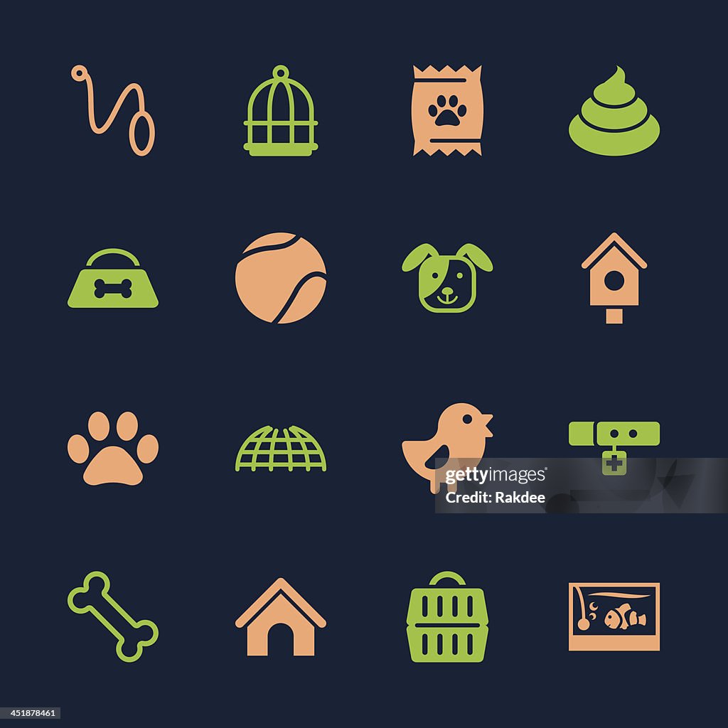 Pet Icons - Color Series | EPS10
