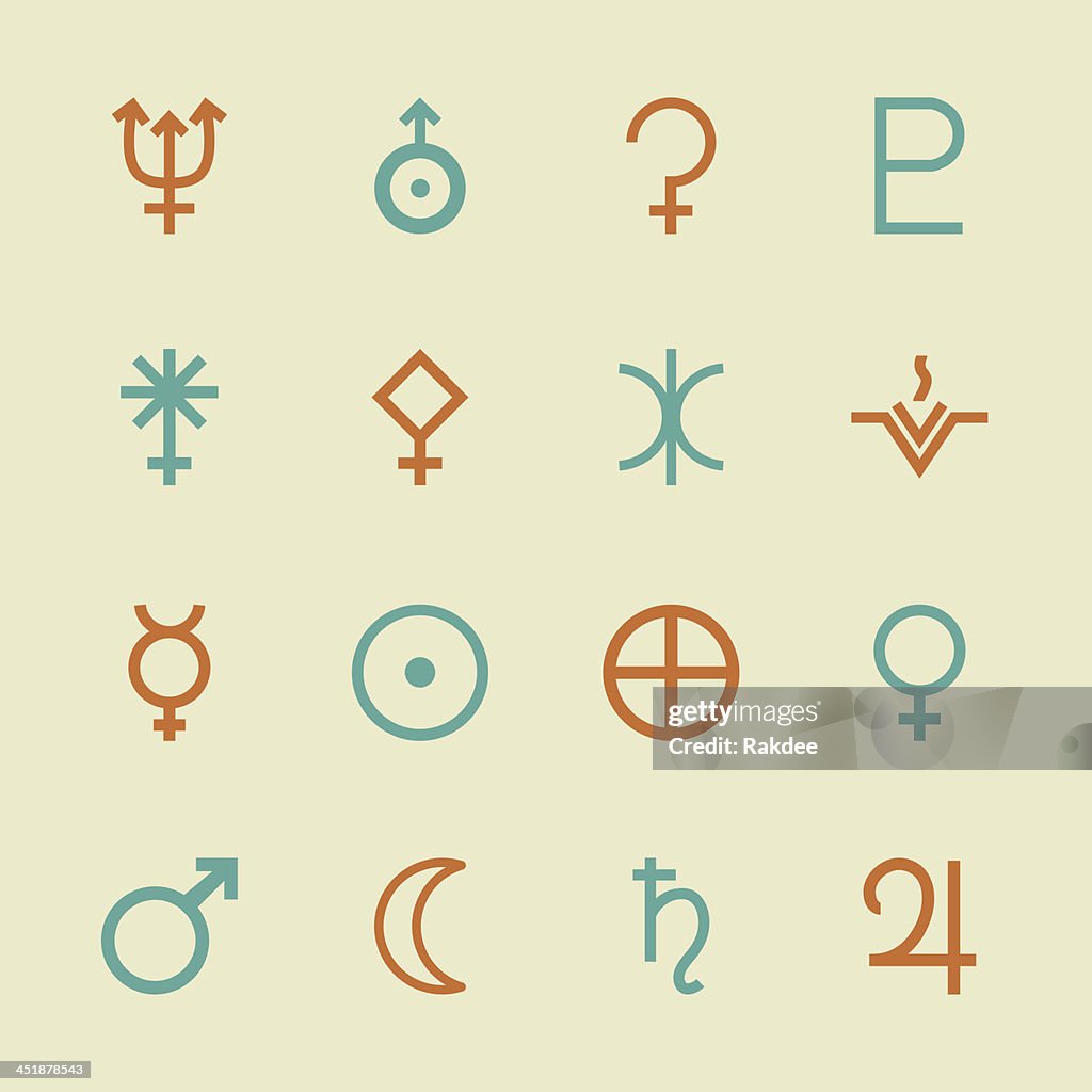 Solar System Icons - Color Series | EPS10