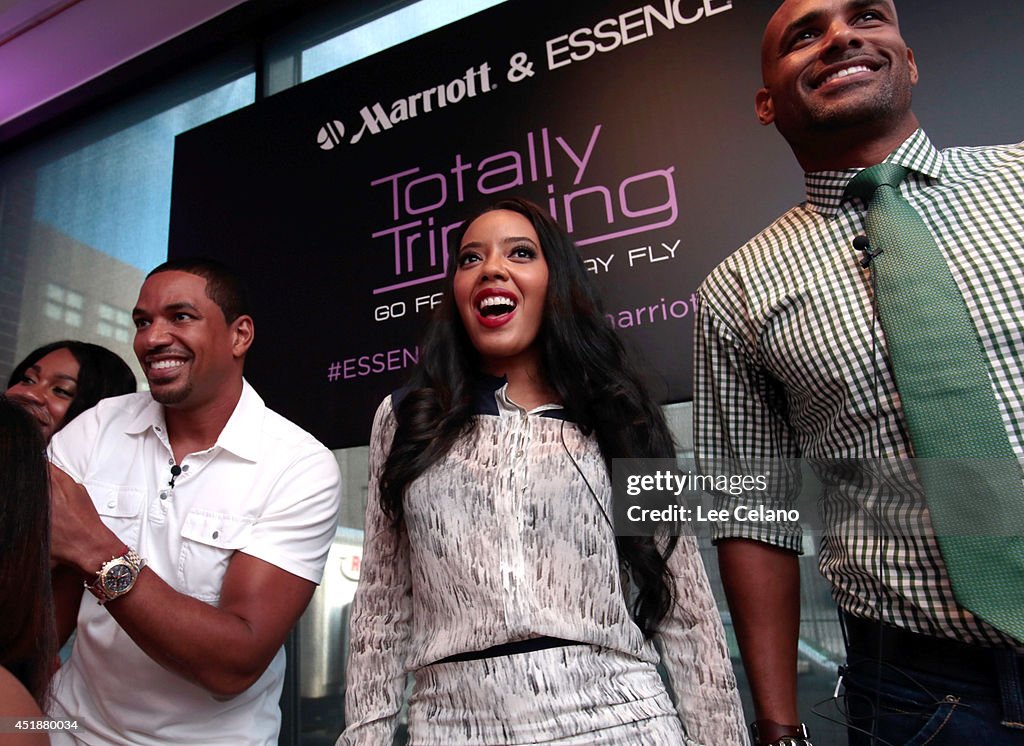 Marriott International Partners With Laz Alonso, Angela Simmons, Boris Kodjoe And Nicole Ari Parker For Totally Tripping Panel Discussion During ESSENCE Festival