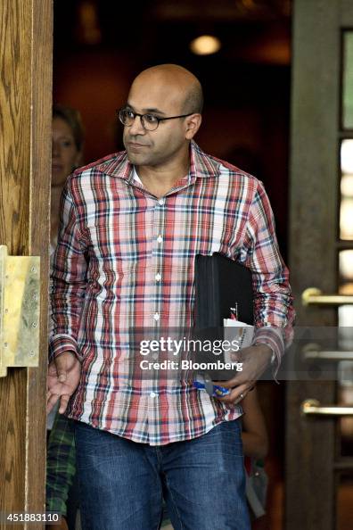 Wayfair Ceo Niraj Shah, chief executive officer of Wayfair LLC, arrives at the ...