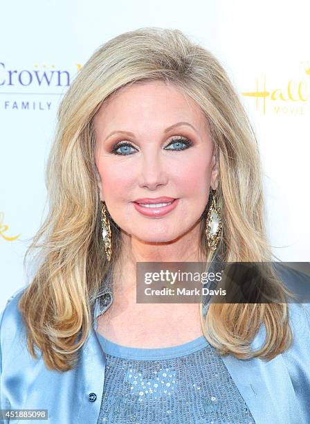 Actress Morgan Fairchild attends the Hallmark Channel & Hallmark Movie Channel's 2014 Summer TCA Party on July 8, 2014 in Beverly Hills, California.