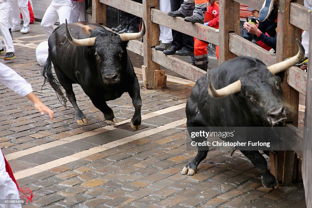 Pamplona Running Of The Bulls