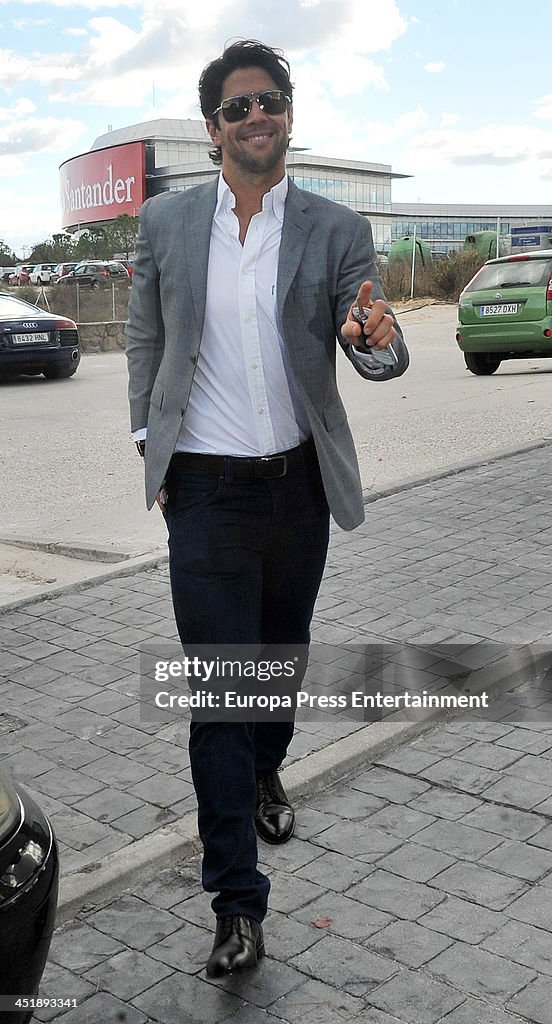 Fernando Verdasco and Ana Boyer Sighting In Madrid - November 15, 2013