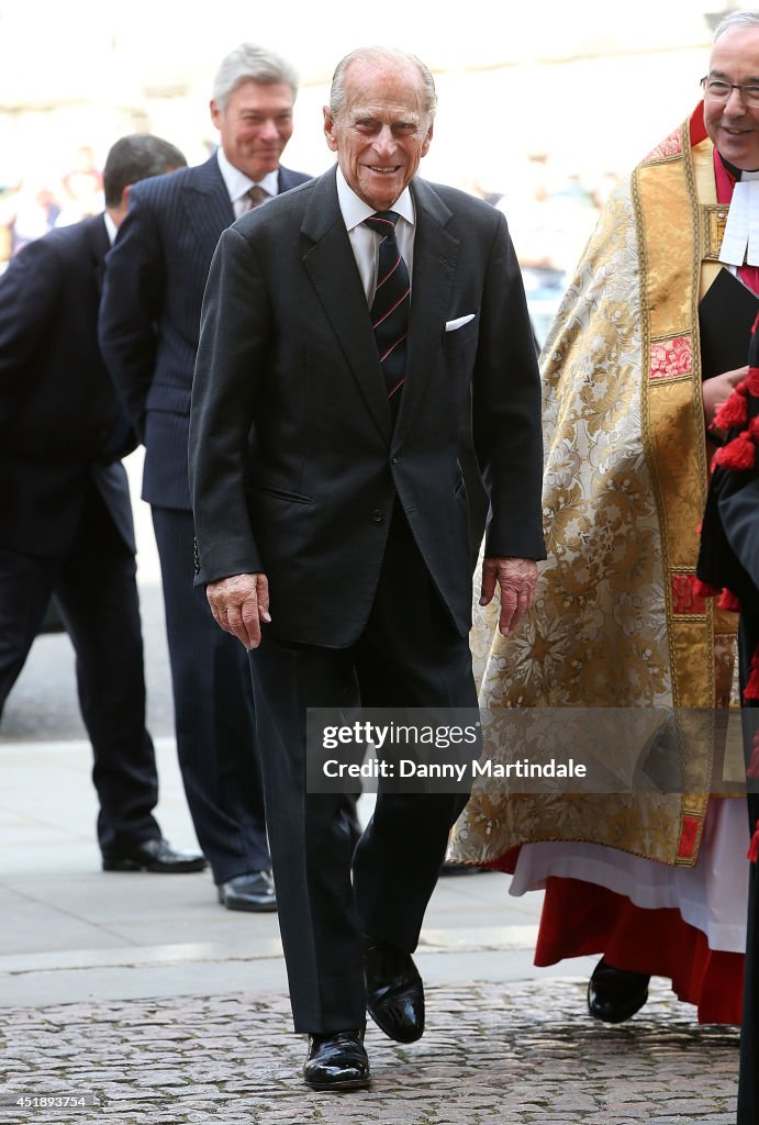 The Duke Of Edinburgh Attends A Service Of Dedication To Admiral Arthur Philip