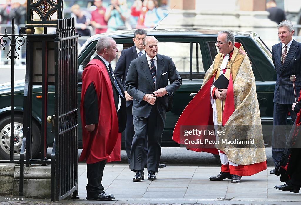 The Duke Of Edinburgh Attends A Service Of Dedication To Admiral Arthur Philip