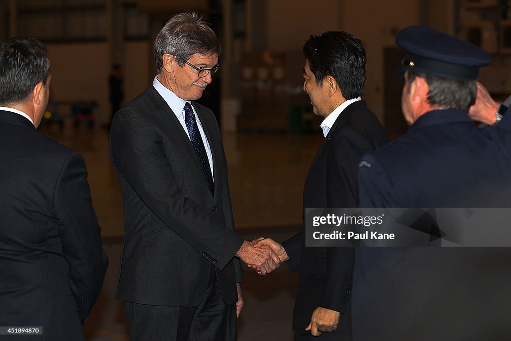 Japanese Prime Minister Shinzo Abe Visits Australia