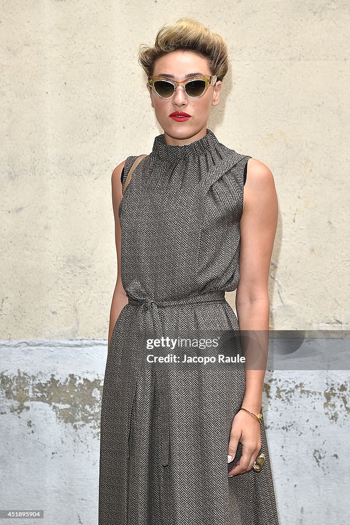 Celebrity Sightings At Paris Fashion Week : Haute Couture F/W 2014-2015 : July 9th