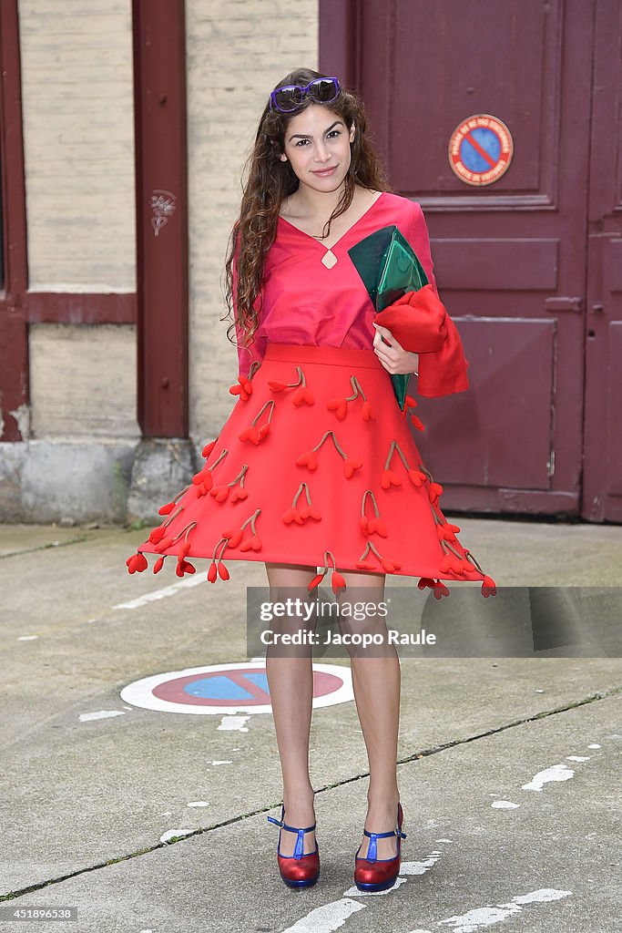 Celebrity Sightings At Paris Fashion Week : Haute Couture F/W 2014-2015 : July 9th