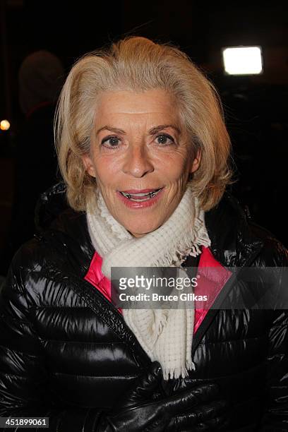 Suzanne Bertish attends the opening night of "Waiting For Godot" at the Cort Theatre on November 24, 2013 in New York City.