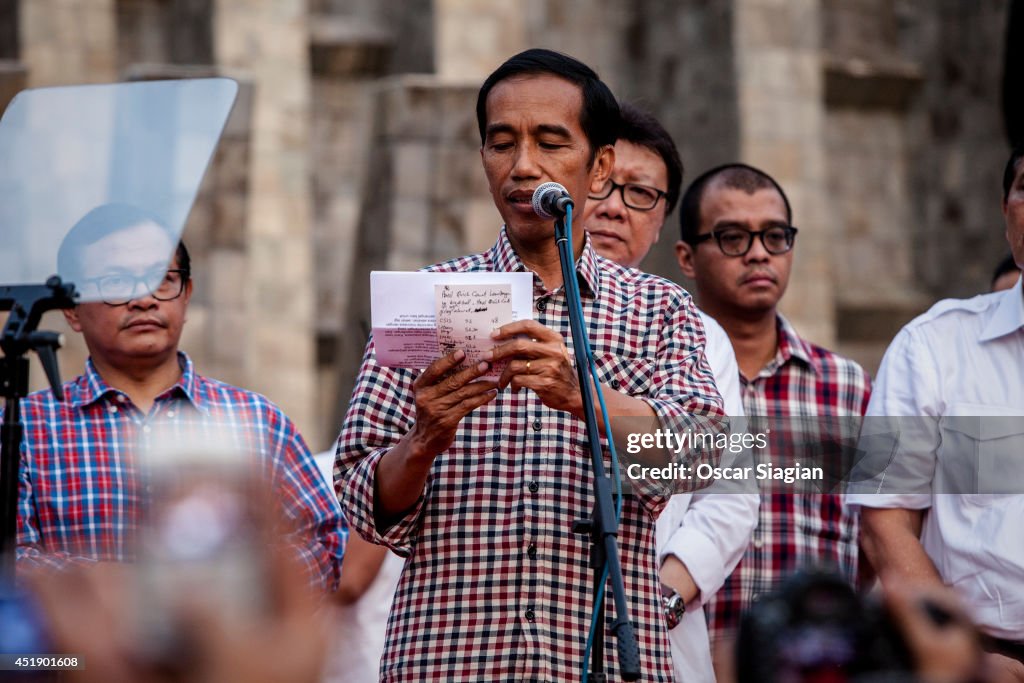 Indonesia Awaits Results Of 2014 Presidential Election
