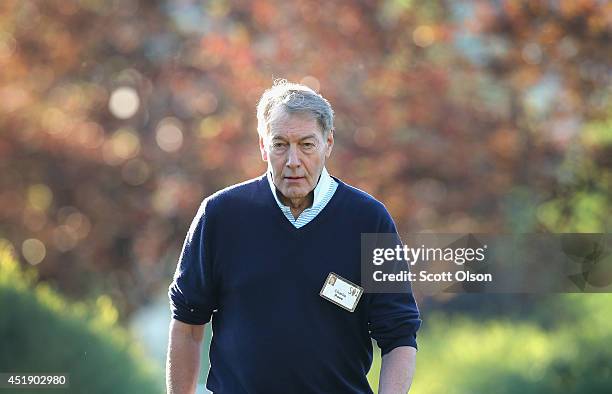 Moderator/TV personality Charlie Rose attends the Allen & Co. Media and Technology Conference on July 9, 2014 in Sun Valley, Idaho. Many of the...