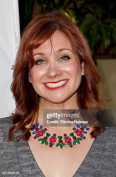 Dannah Feinglass Phirman attends the premiere of Hulu's new series 'The Hotwives Of Orlando' at Paramount Studios on July 8, 2014 in Hollywood,...