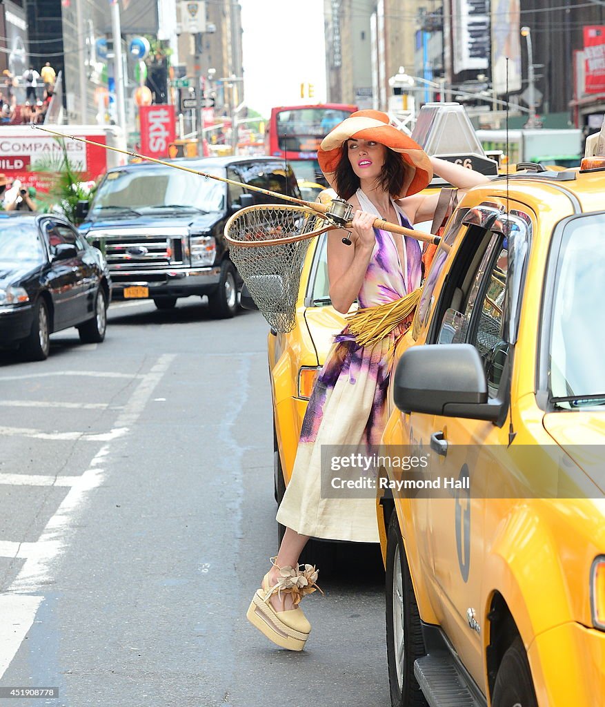 Celebrity Sightings In New York City - July 09, 2014