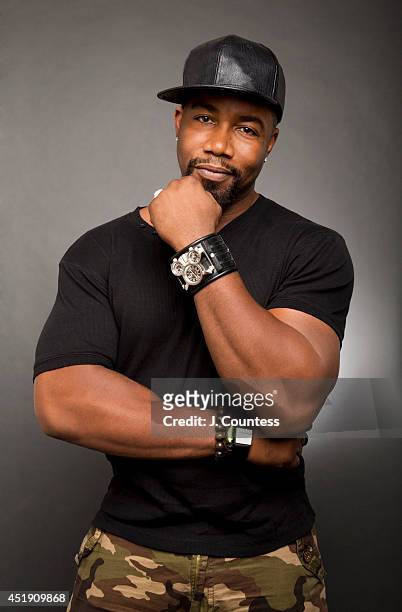 Actor Michael Jai White is photographed at the American Black Film Festival at the Metropolitan Pavilion on June 20, 2014 in New York City.