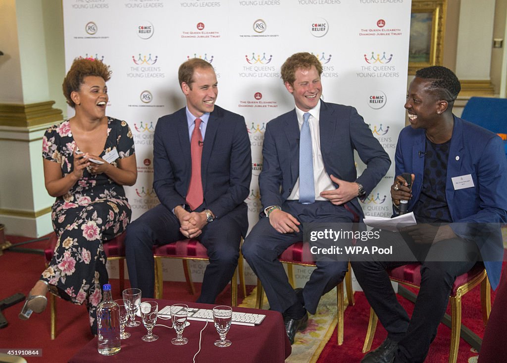 The Duke Of Cambridge And Prince Harry Launch The Queen's Young Leaders Programme
