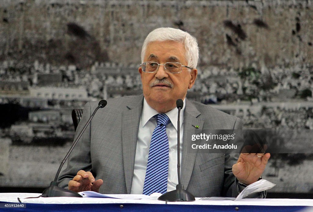 Palestinian President Mahmoud Abbas condemns Israeli airstrikes on Gaza