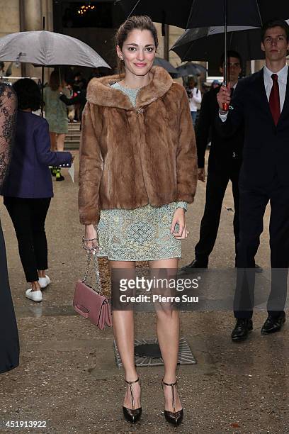 Sofia Sanchez Barrenechea attends the Valentino show as part of Paris Fashion Week - Haute Couture Fall/Winter 2014-2015 at Hotel Salomon de...