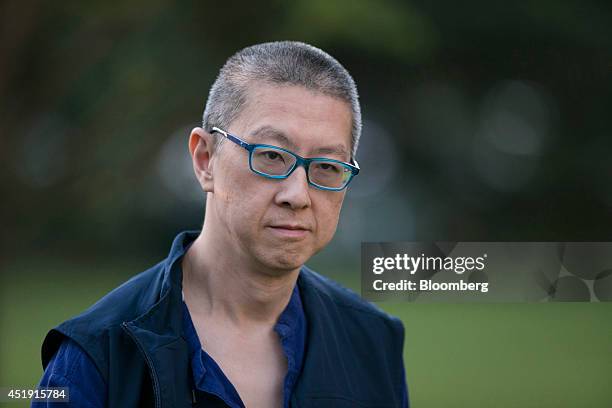 Victor Koo, chairman and chief executive officer of Youku Tudou Inc., arrives to a morning session at the Sun Valley Lodge during the Allen & Co....