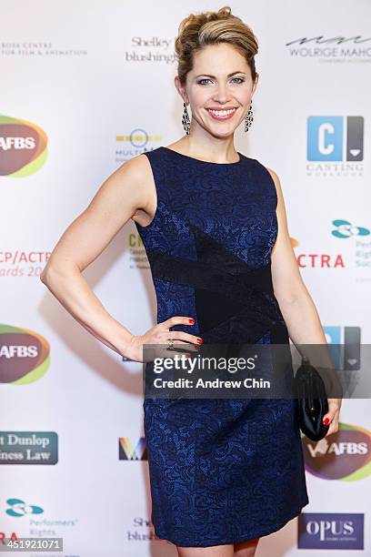 Actress Pascale Hutton arrives at 2013 UBCP/ACTRA Awards on November 24, 2013 in Vancouver, Canada.