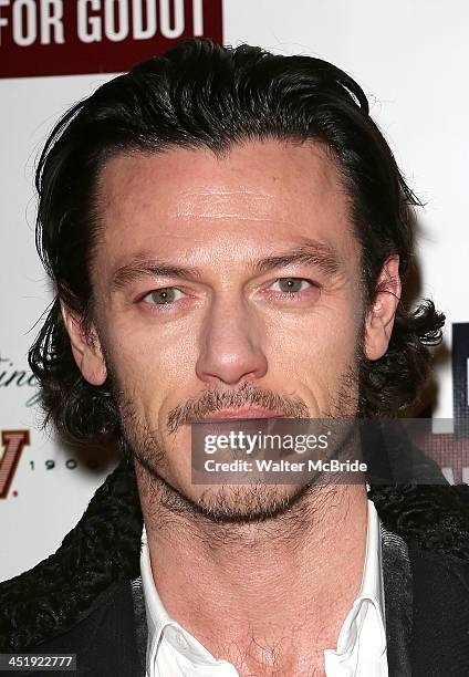 Luke Evans attends the "Waiting For Godot" Opening Night at the Cort Theatre on November 24, 2013 in New York City.