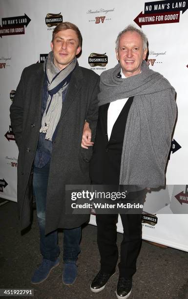 Paul Mathias and Sean Mathias attend the "Waiting For Godot" Opening Night at the Cort Theatre on November 24, 2013 in New York City.