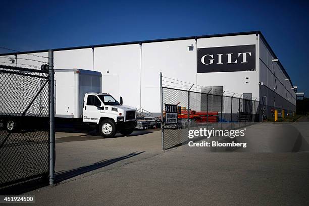 Box truck unloads merchandise at the Gilt Groupe Inc. Distribution center in Shepherdsville, Kentucky, U.S., on Wednesday, July 9, 2014. Gilt Groupe...