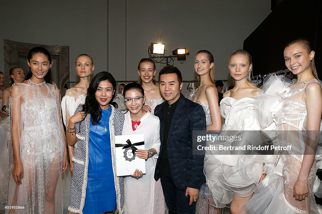 Lan YU : Front Row - Paris Fashion Week : Haute Couture Fall/Winter 2014-2015