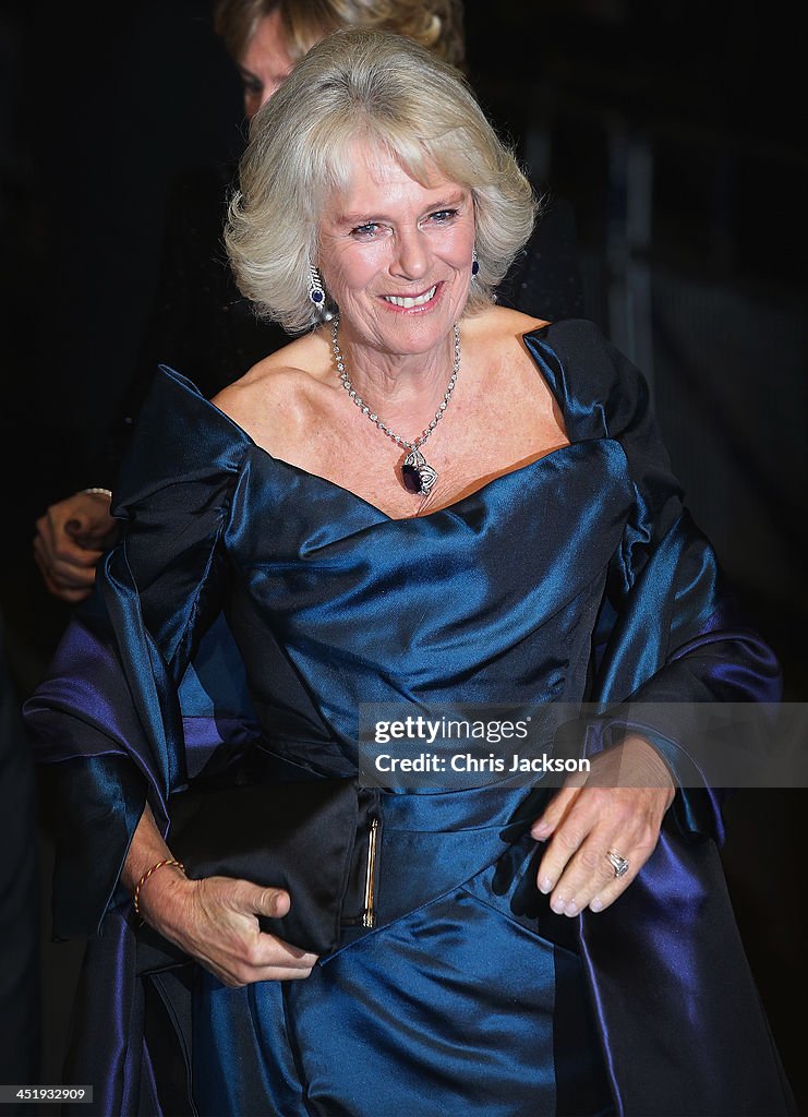 The Prince Of Wales And Duchess Of Cornwall Attend The Royal Variety Performance