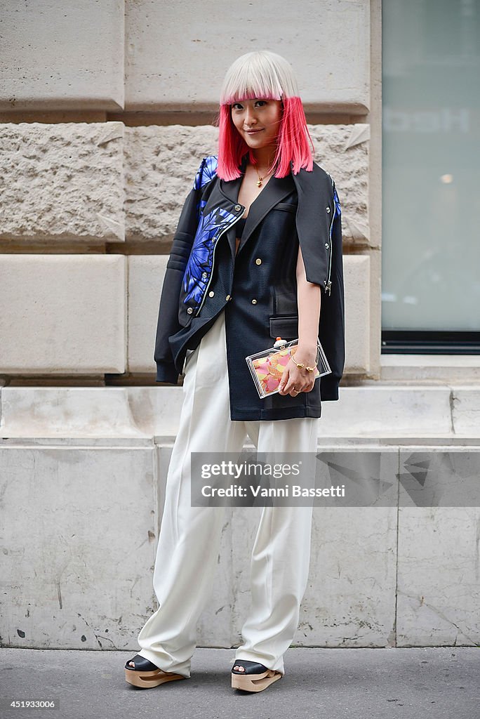 Street Style - Paris Fashion Week, Haute Couture F/W 2014-2015 : July 9th