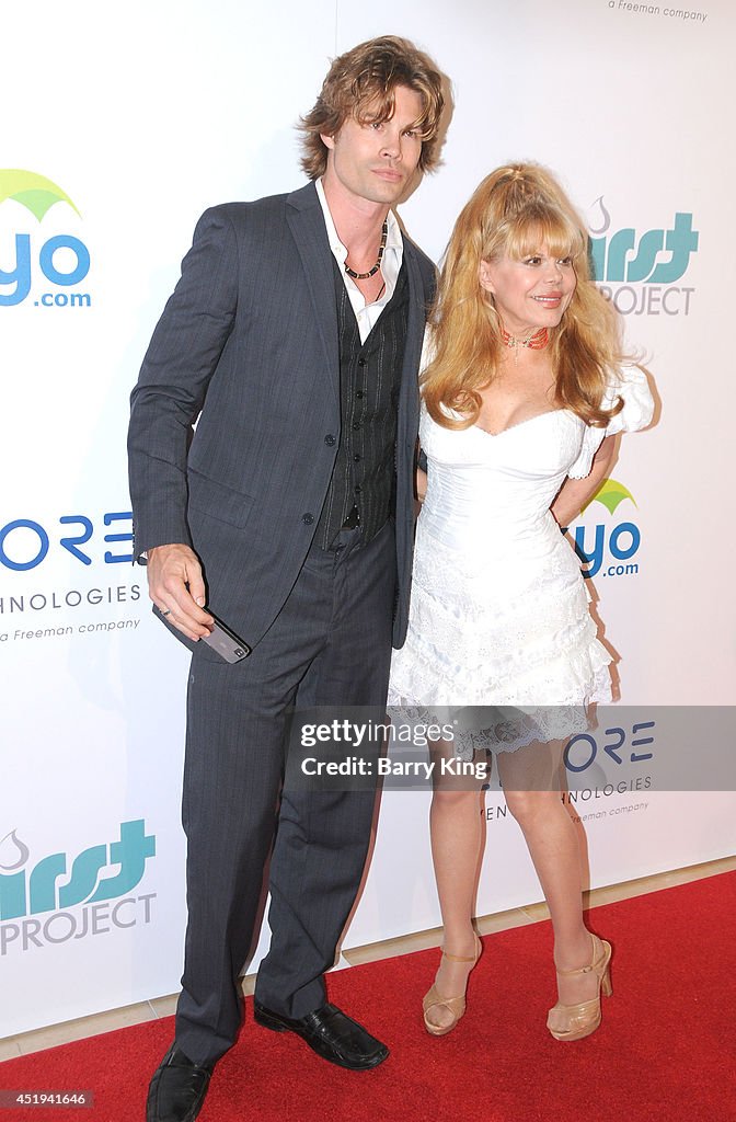 Charo Rasten Entertainer Charo and her son actor Shel Rasten arrive at the 5th ...