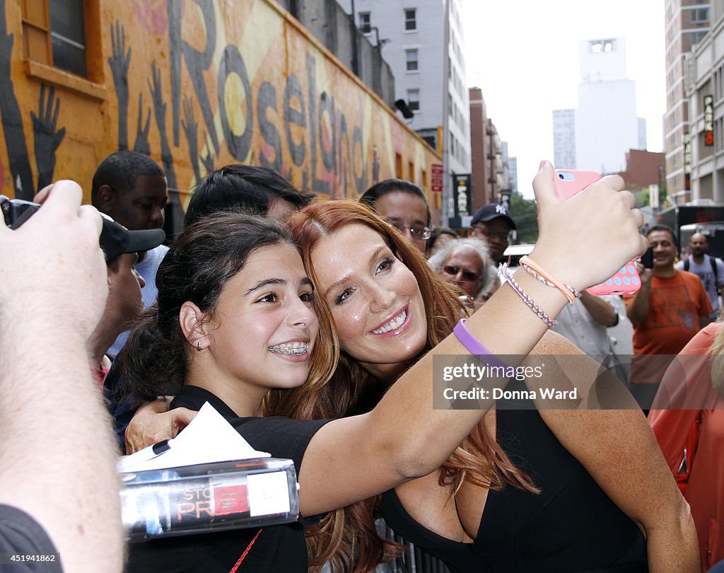 Celebrities Visit "Late Show With David Letterman" - July 9, 2014