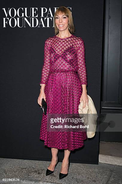 Mathilde Favier attends the Vogue Foundation Gala as part of Paris Fashion Week at Palais Galliera on July 9, 2014 in Paris, France.